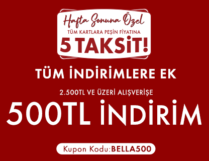 2.500 TL Alışverişe 500 TL İndirim!