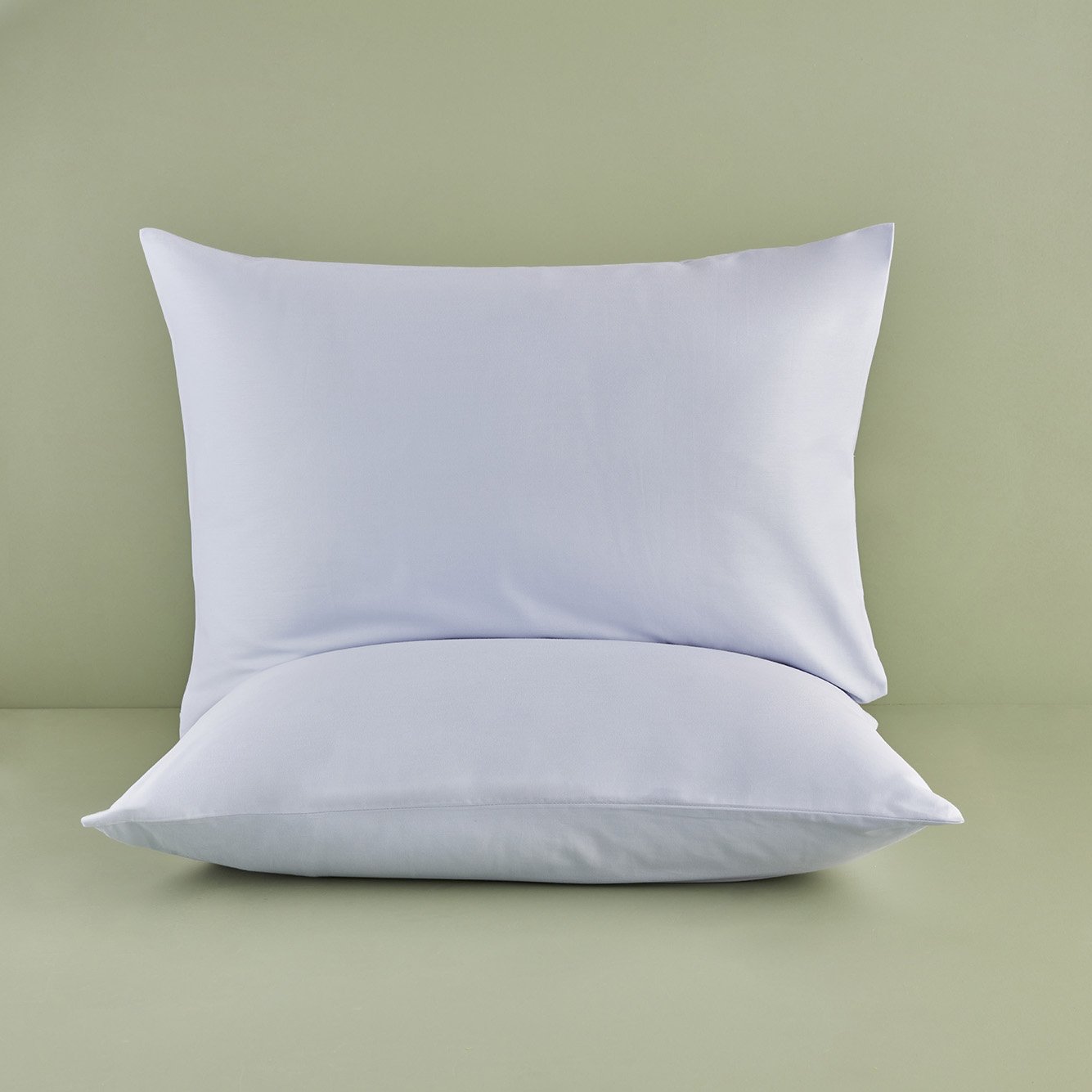 %100 Pamuk Ranforce Basic Yastık Kılıfı 2'li Açık Mavi (50x70 cm)