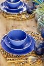  Allure Seramik Çorba Kasesi 6'lı Mavi 14,5 cm (Gold)