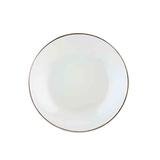 Allure Seramik Yemek Tabağı 6'lı Beyaz (21 cm)