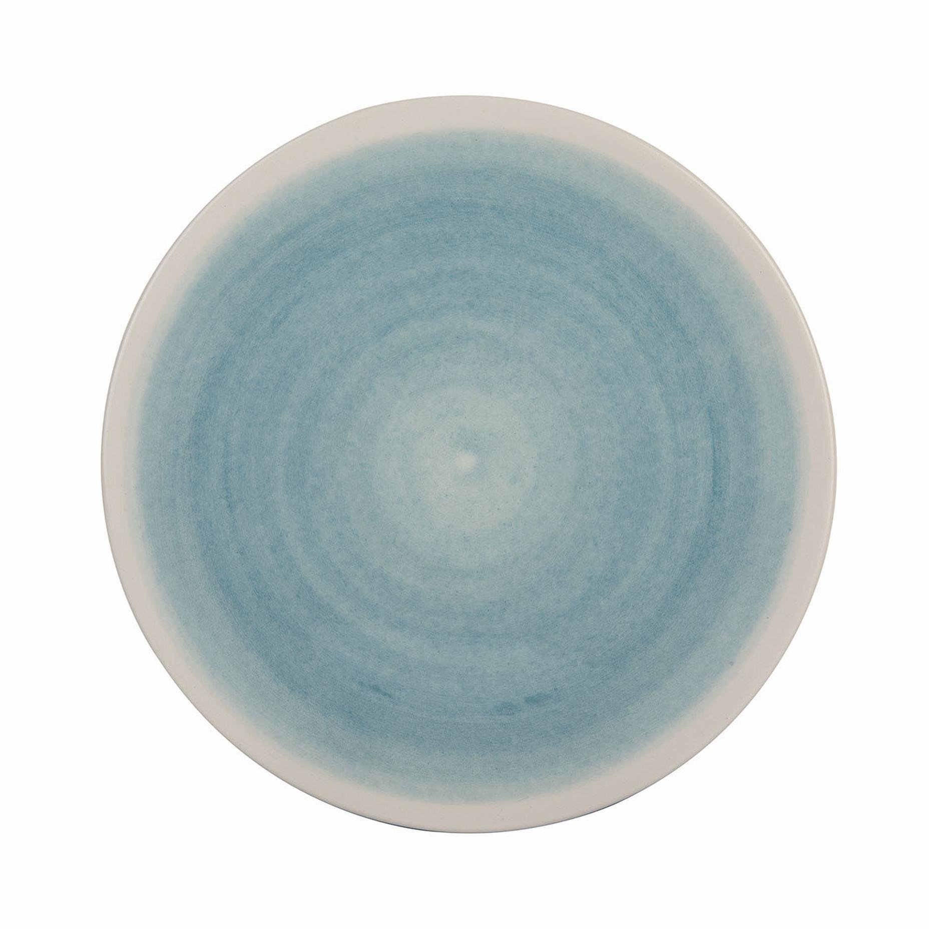 Pure Seramik Servis Tabağı 6'lı Mavi (26 cm)