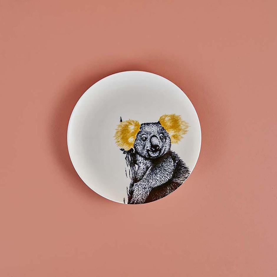  Safari Koala Porselen Servis Tabağı 6'lı (26 cm)