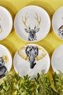 Safari Deer Porselen Servis Tabağı 6'lı (26 cm)
