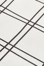  %100 Pamuk Ranforce Grid Çift Kişilik Nevresim Seti Siyah (200x220 cm)