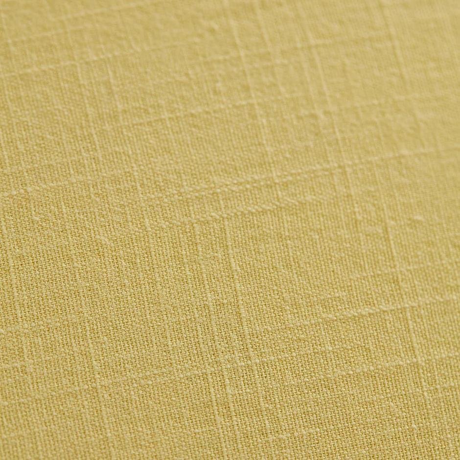  %100 Pamuk Macahel Çift Kişilik Nevresim Takımı Açık Sarı (200x220 cm)