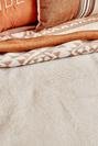  Monet Pamuklu Çift Kişilik Battaniye Bej (180x220 cm)