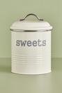  Sweets Metal Kapaklı Saklama Kabı Beyaz (13x18 cm)