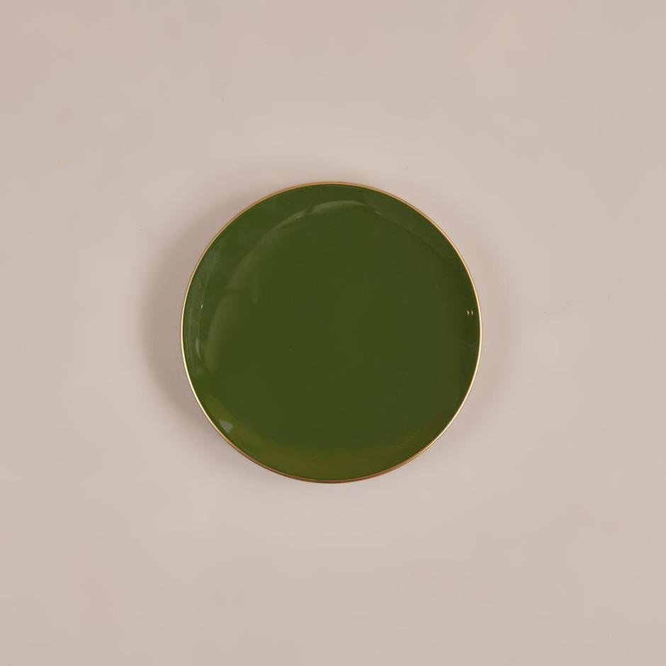  Allure Seramik Servis Tabağı 6'lı Yeşil (26 cm)