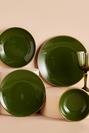  Allure Seramik Yemek Tabağı 6'lı Yeşil (21 cm)