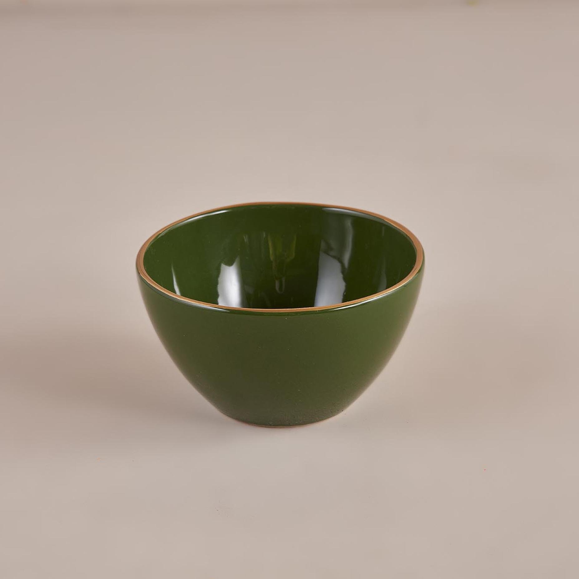 Allure Seramik Kase Yeşil (14,5 cm)