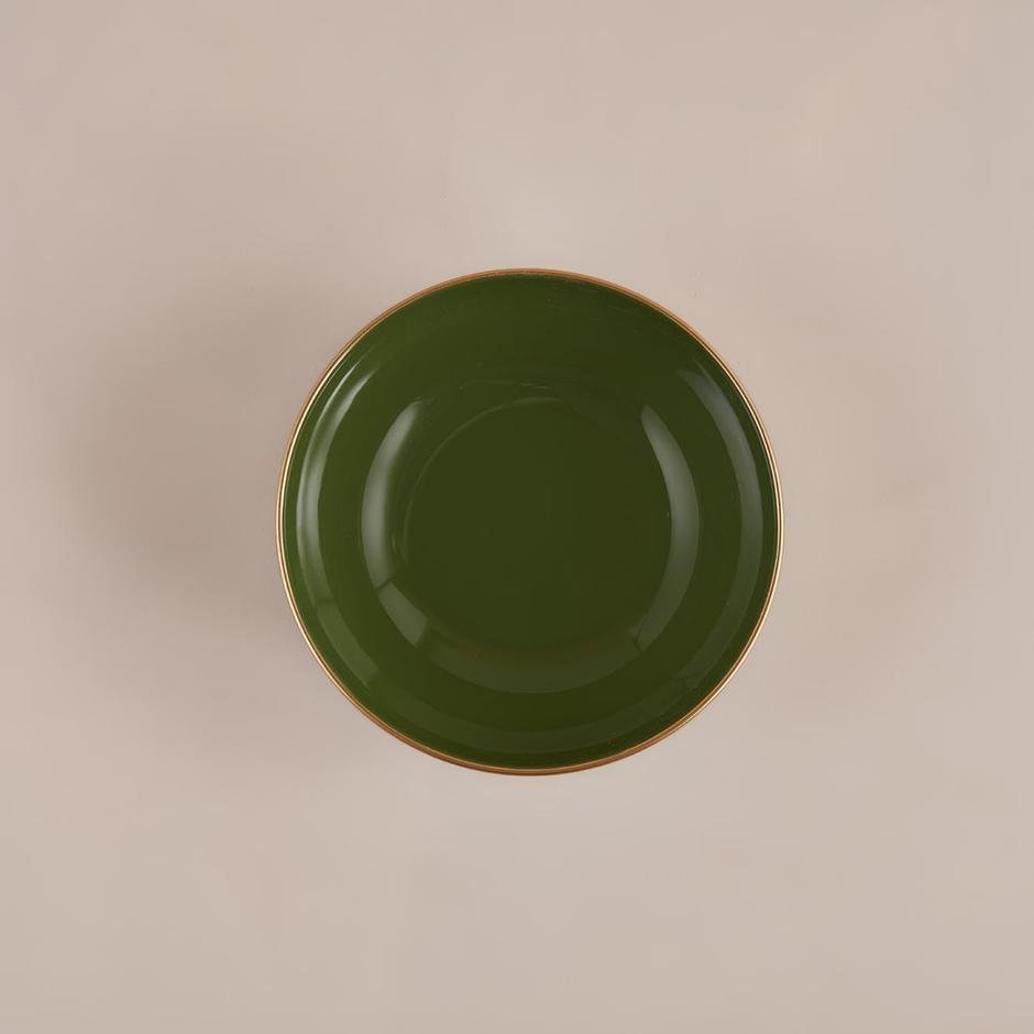  Allure Seramik Salata Kasesi Yeşil (25 cm)