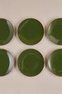  Allure Seramik Servis Tabağı 6'lı Yeşil (26 cm)