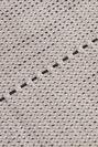  %100 Pamuk Logan Tek Kişilik Yatak Örtüsü Ekru (180x245 cm)