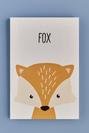  Fox Kanvas Tablo Beyaz (21x30 cm)