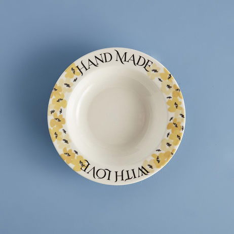 Isadora Stoneware Yemek Tabağı Sarı (22 cm)