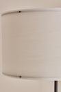  Krem Kumaş Başlıklı Dekoratif Raflı Lambader (23x38 cm)