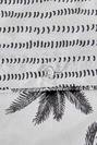  %100 Pamuk Ranforce Palm King Size Nevresim Seti Siyah (240x220 cm)