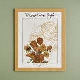 Van Gogh Vincent Sunflowers Çerçeveli Tablo Naturel (33x48 cm)