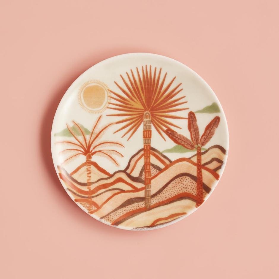  Safari Porselen Pasta Tabağı 6'lı Mix (19 cm)