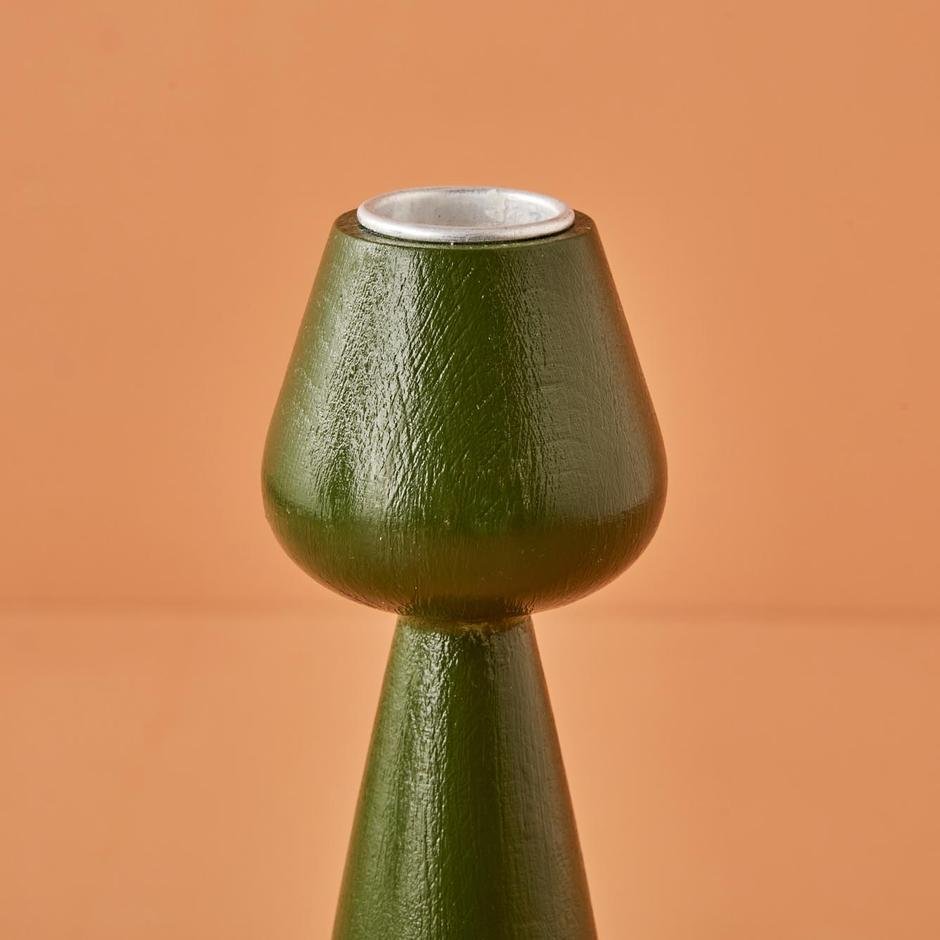  Earty Şamdan Yeşil (24,5 cm)
