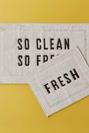  Clean Fresh Paspas Takımı Beyaz (60x100 - 50x60 cm)