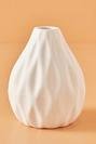  Wilma Stoneware Vazo Beyaz (15 cm)