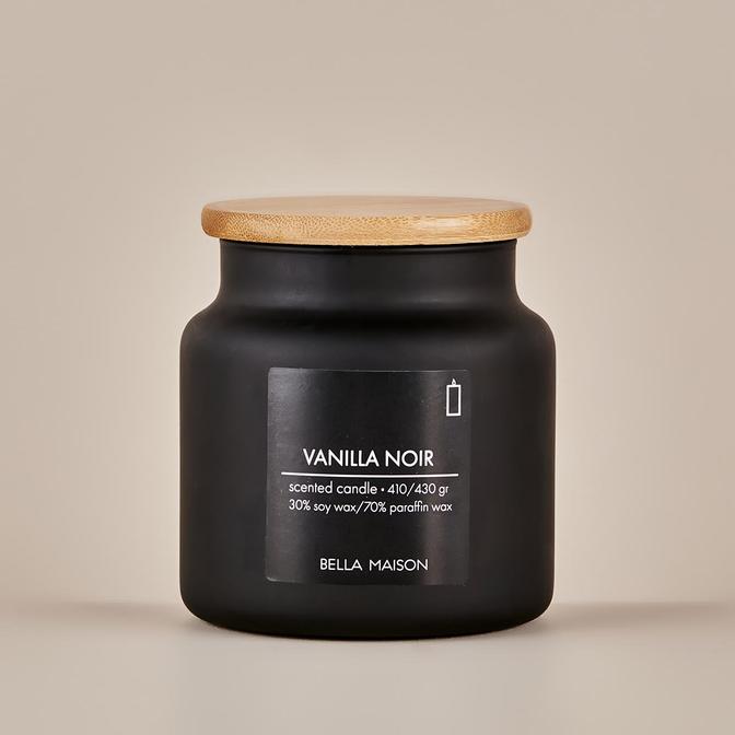 Vanilla Noir Kavanoz Mum Siyah
