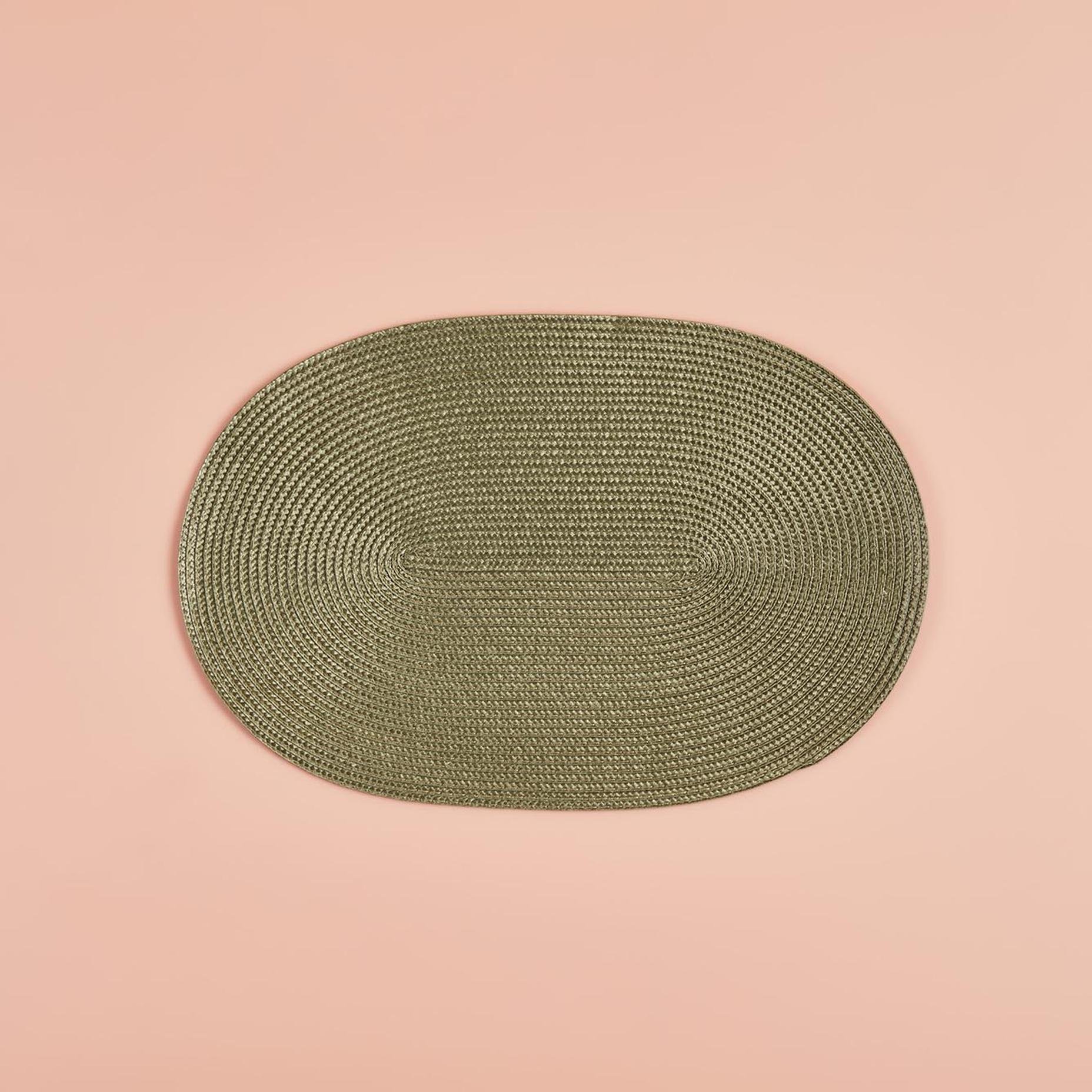 Circum Oval Amerikan Servis Koyu Yeşil ( 44x29 cm)