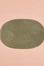  Circum Oval Amerikan Servis Koyu Yeşil ( 44x29 cm)