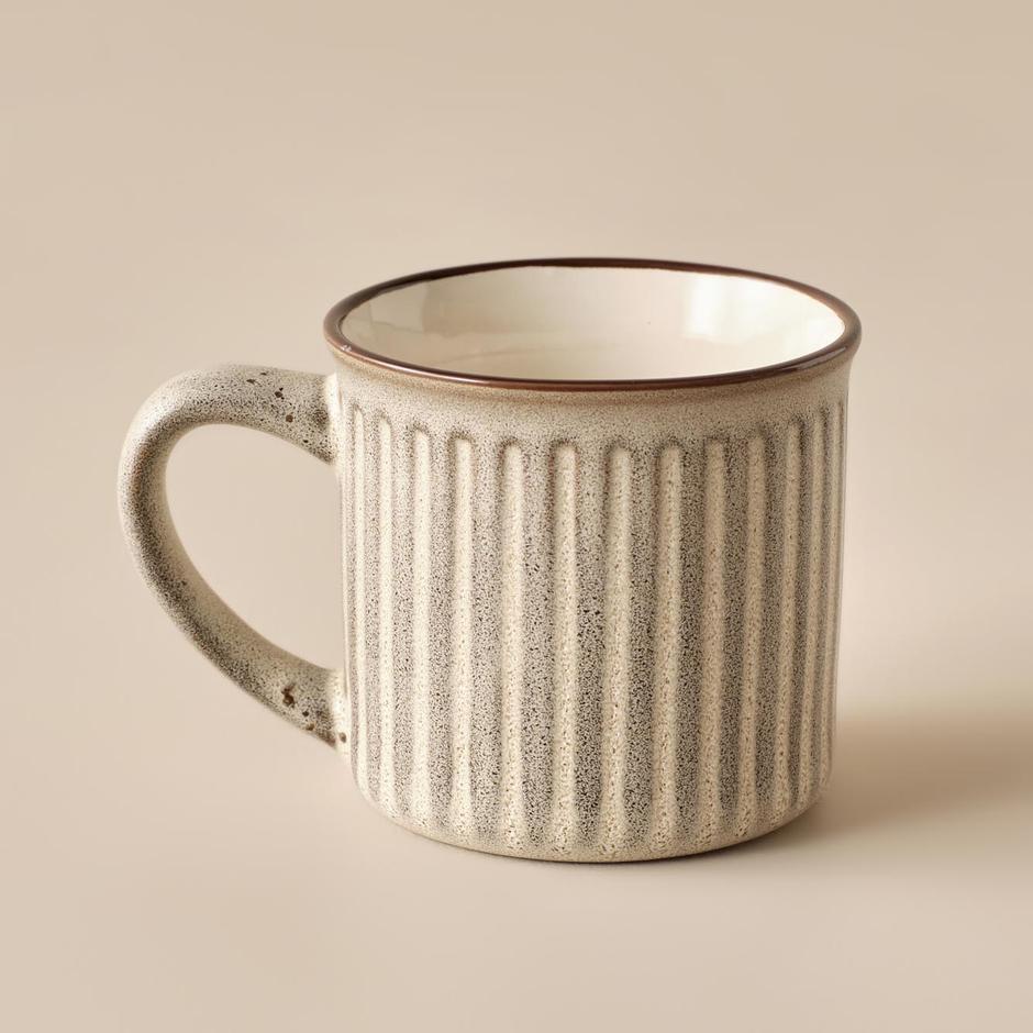  Oslo Stoneware Kupa Gri (250 cc)