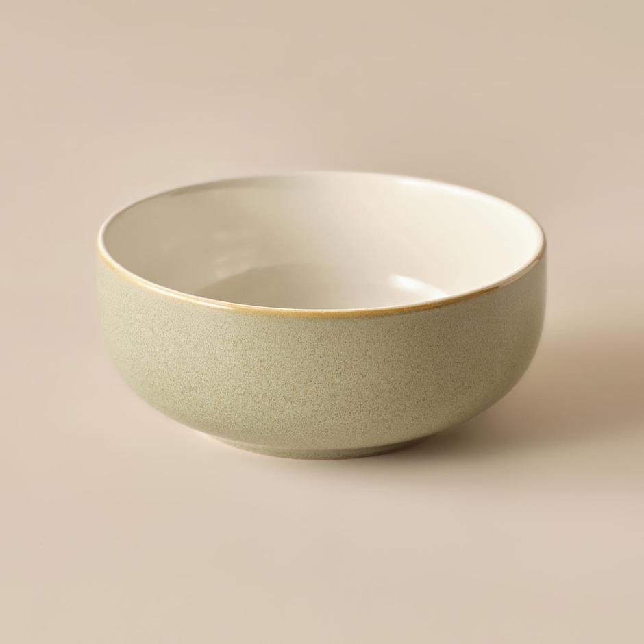  Glaze Stoneware Kase 4'lü Yeşil (15 cm)