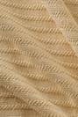  Stripe %100 Pamuk Çift Kişilik Düz Boya Pike Naturel (200x220 cm)