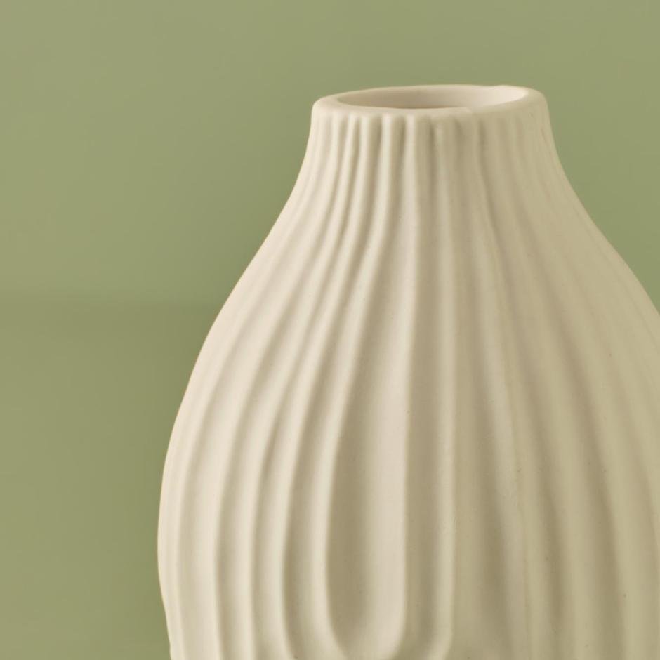  Marin Pure Vazo Beyaz (10x10x14 cm)