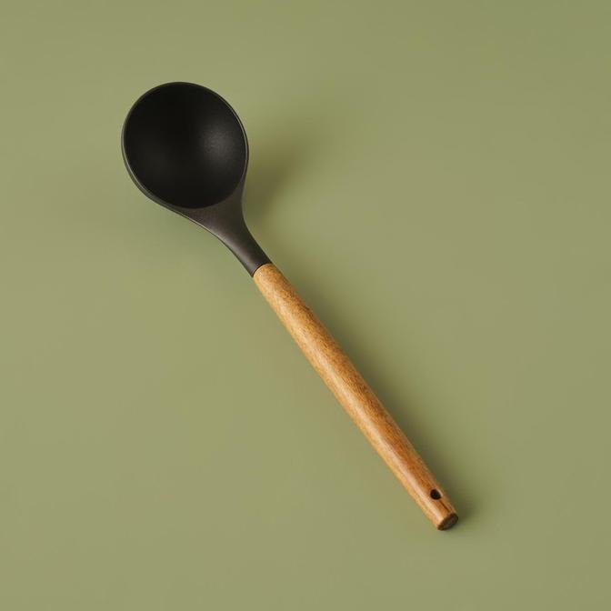 Golby Çorba Kepçesi Siyah (31,5x7,5 cm)