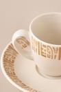  Africana Porselen 2'li Kahve Fincanı Takımı Kahverengi (90 cc)