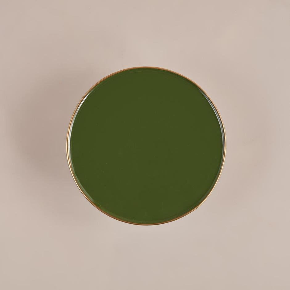  Allure Seramik Kek Standı Yeşil (27,5x8 cm)
