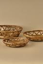  Camila Rattan Dekoratif Tepsi Naturel (30x40x10 cm)