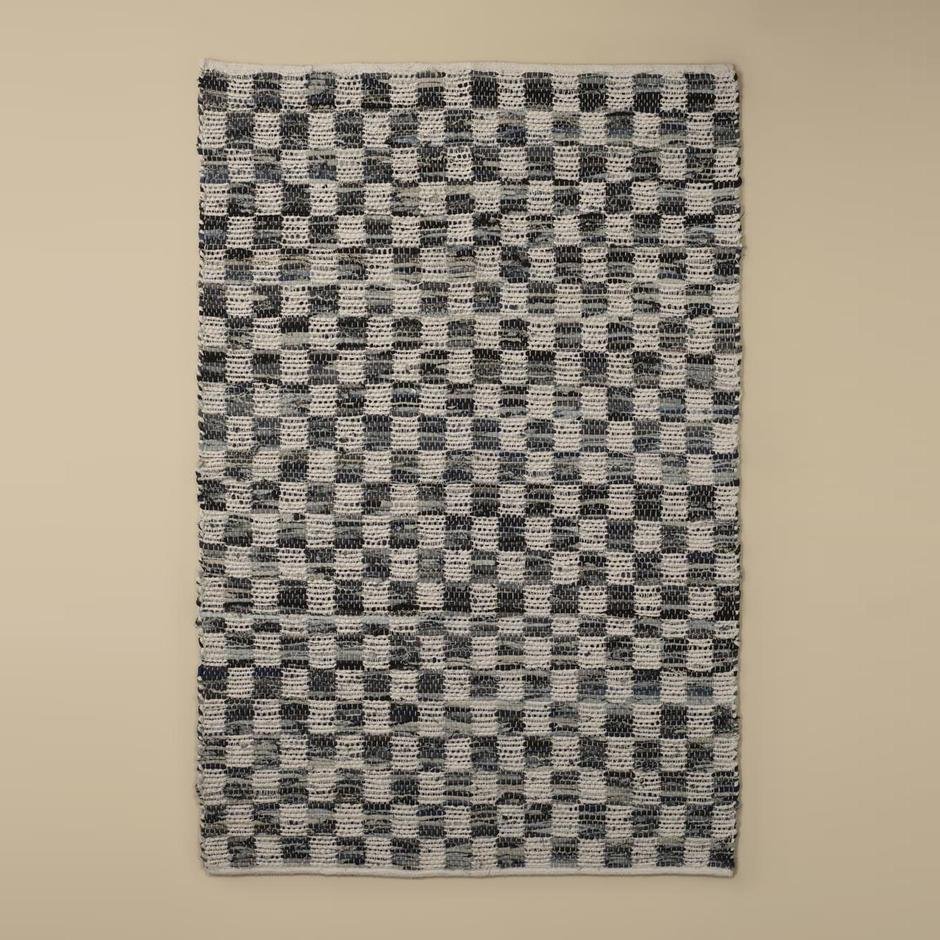  Checker Kilim Antrasit (60x90 cm)