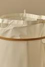  Weny Oval Çamaşır Sepeti Krem (46x46x50 cm)
