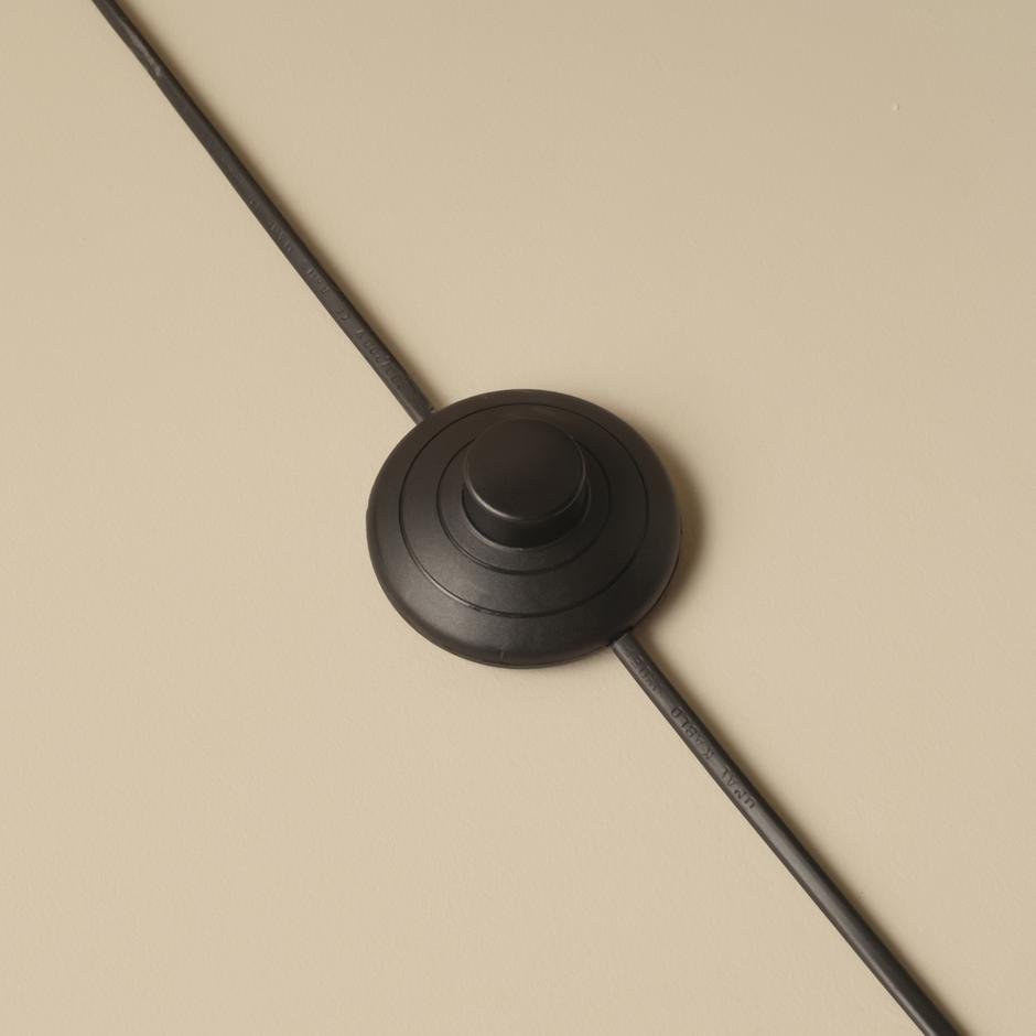  Duru Metal Lambader Siyah (25x25x155 cm)
