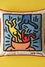  Keith Haring Colored Kırlent (43x43 cm)