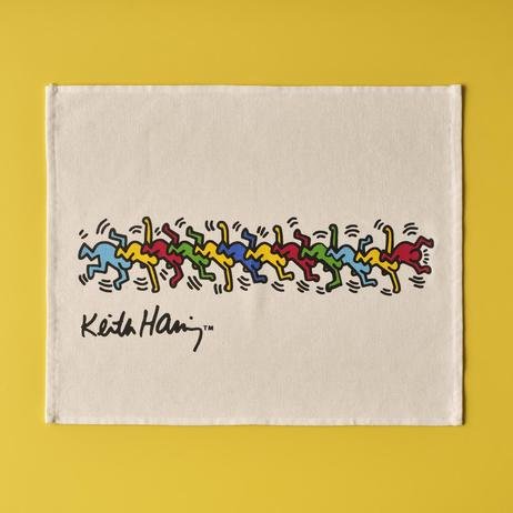 Keith Haring 2'li Kurulama Bezi (40x50 cm)