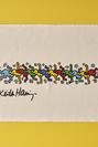  Keith Haring Colored 2'li Kurulama Bezi (40x50 cm)