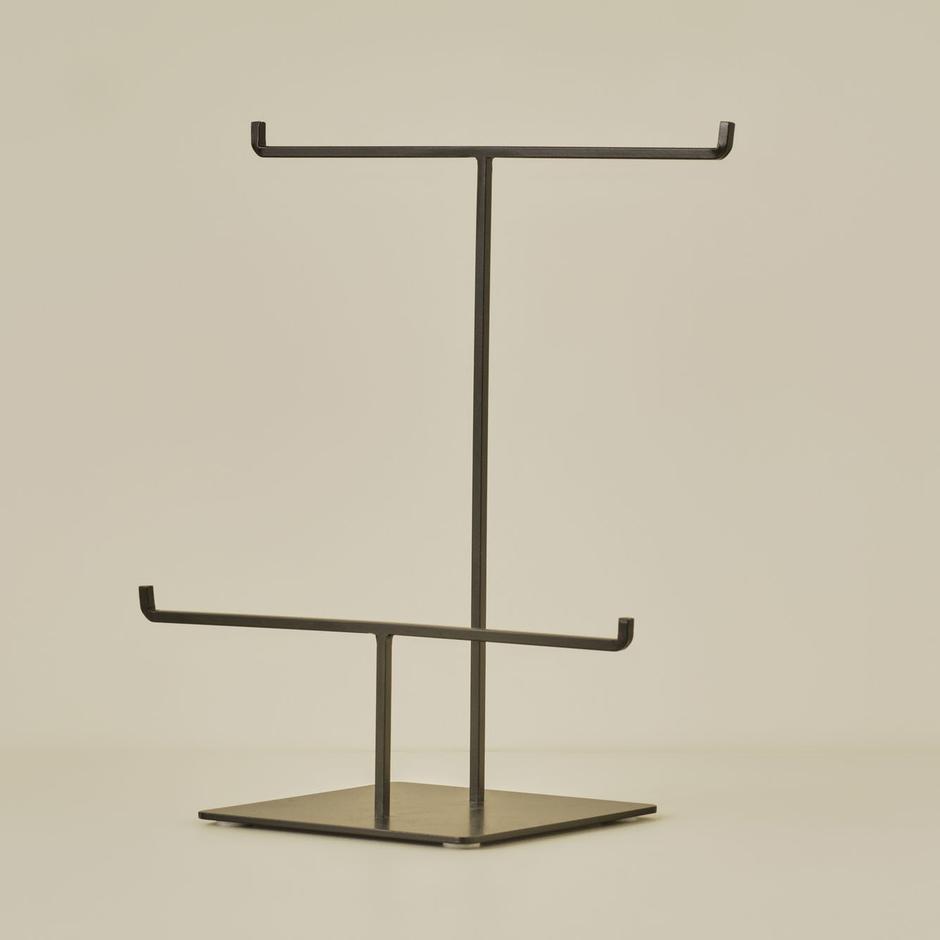  Beauty Metal Takı Askılığı 2'li Siyah (30x25 cm)