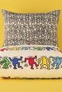  %100 Pamuk Ranforce Keith Haring Tek Kişilik Nevresim Seti (160x220 cm)