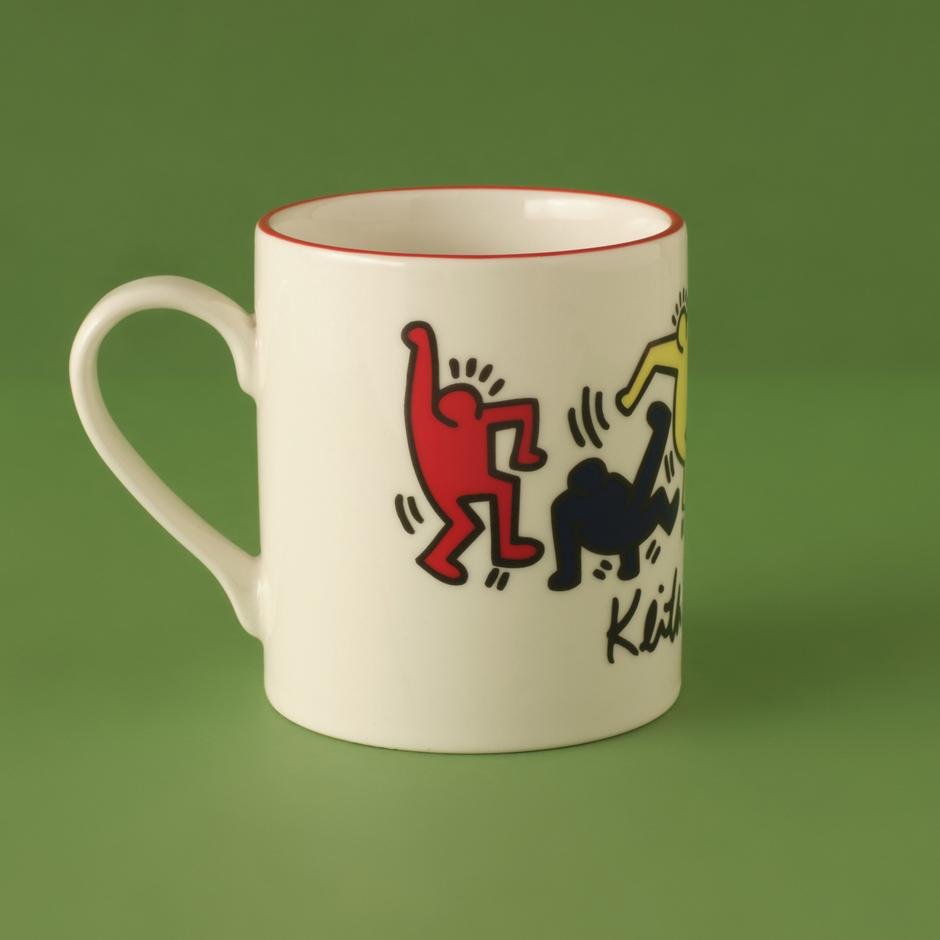  Keith Haring Colored Porselen Kupa (390 cc)