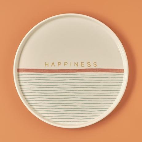 Happiness Seramik Servis Tabağı (26 cm)