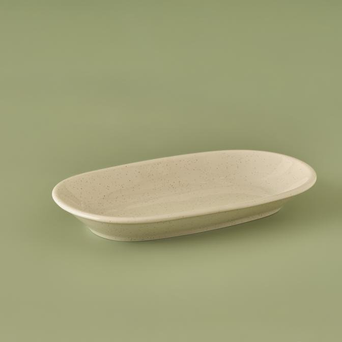 Sand Porselen Sunum Tabağı Krem (24 cm)