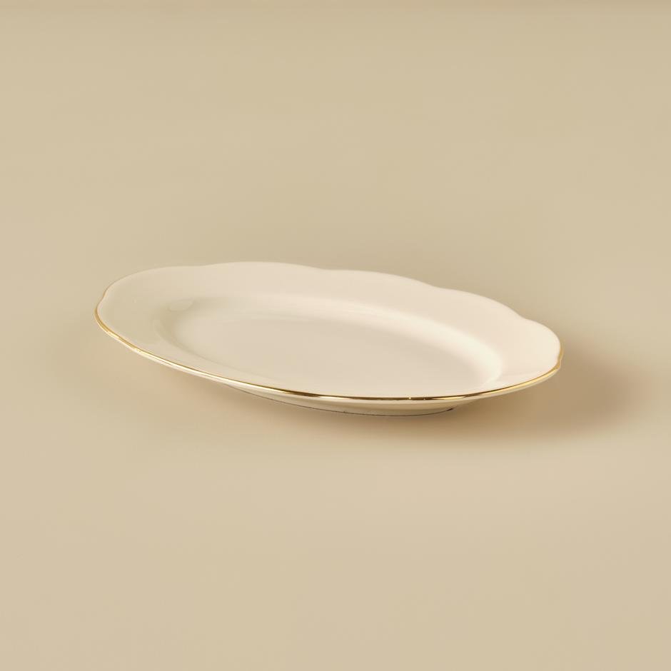  Opal Porselen Kayık Tabak (25 cm)