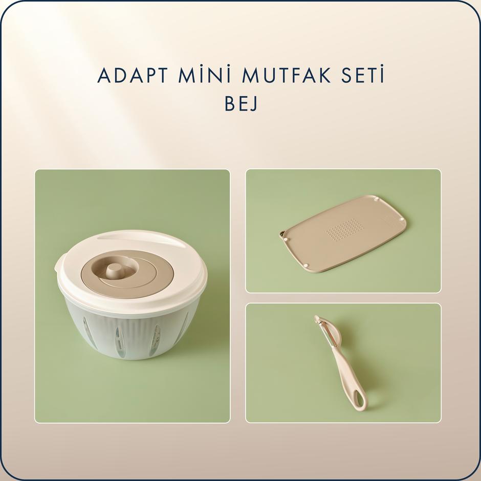 Adapt Mini Mutfak Seti Bej